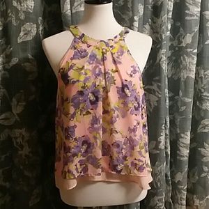 Lush Open Back Tank Top